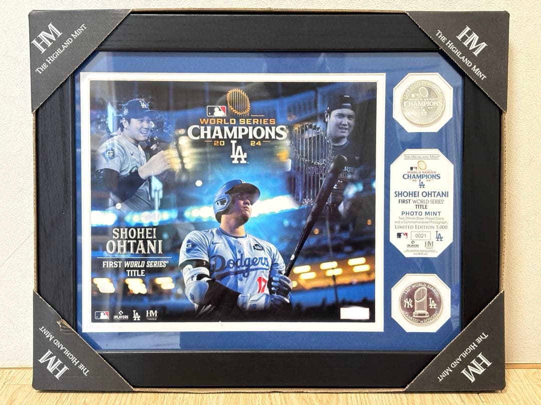 大谷翔平 1st ワールドシリーズ 2024 優勝記念 ダブルフォトミント