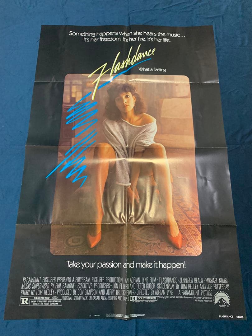 フラッシュダンス　USオリジナル映画ポスター