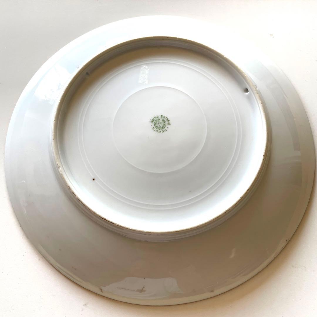 ＊羊飼いと羊の群れ・Ａ.モーヴ＊１９１１年米国輸出＊２５cm・オールドノリタケ・