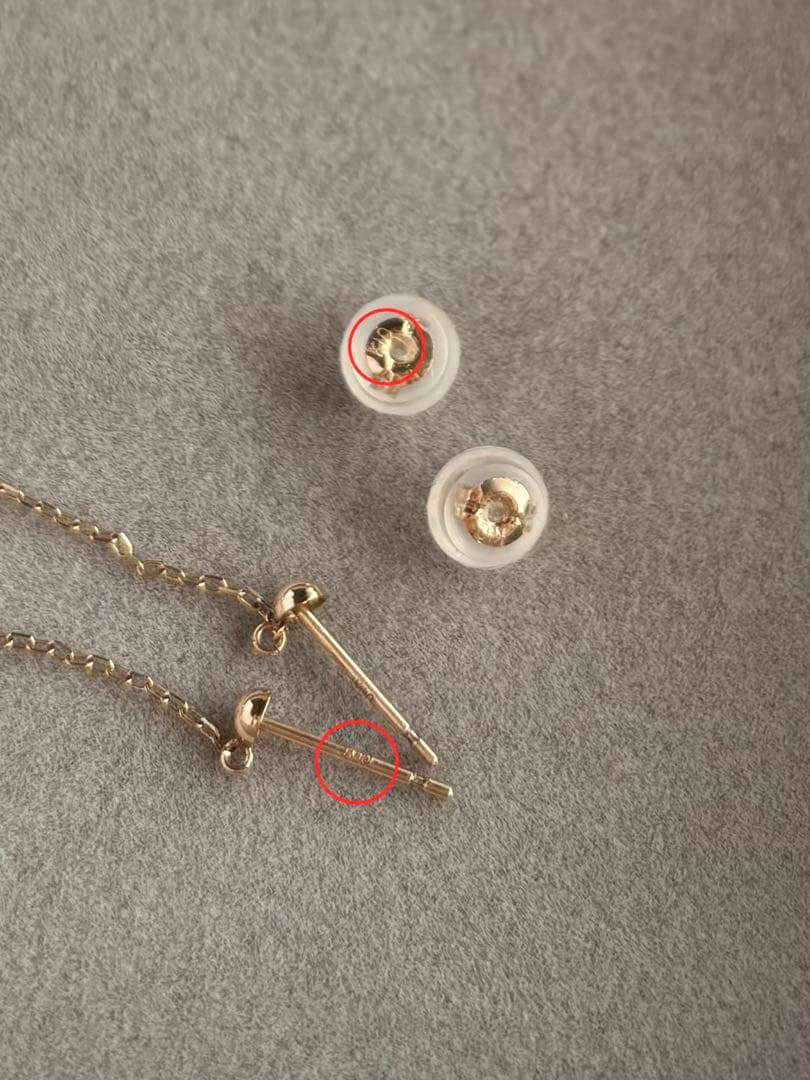 【Jewel closet by L&Co.】K10パールロングチェーンピアス