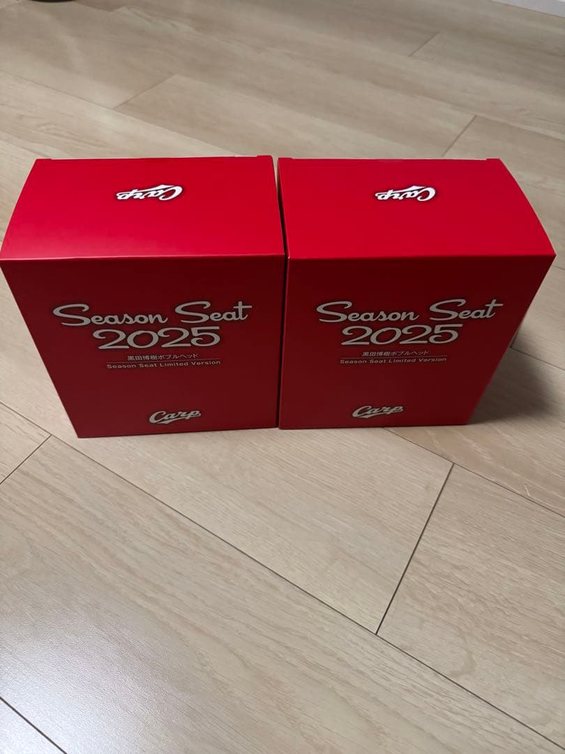 2個セットCarp Season Seat 2025 黒田博樹選手ボブルヘッド