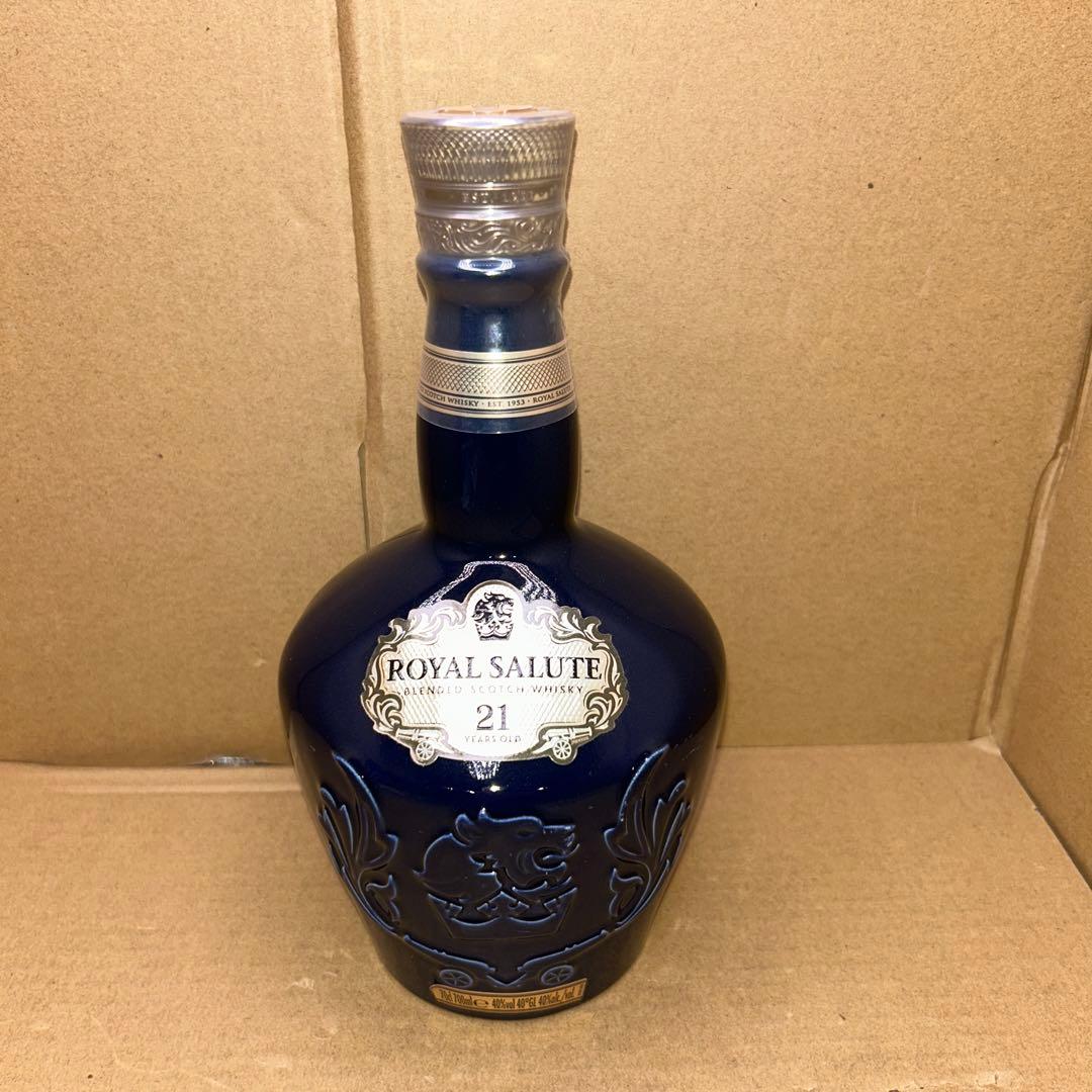 ロイヤルサルート 21年　青ボトル 40度 700ml