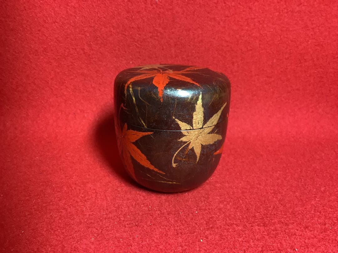 和紙張紅葉大棗　筑良造【新品未使用】