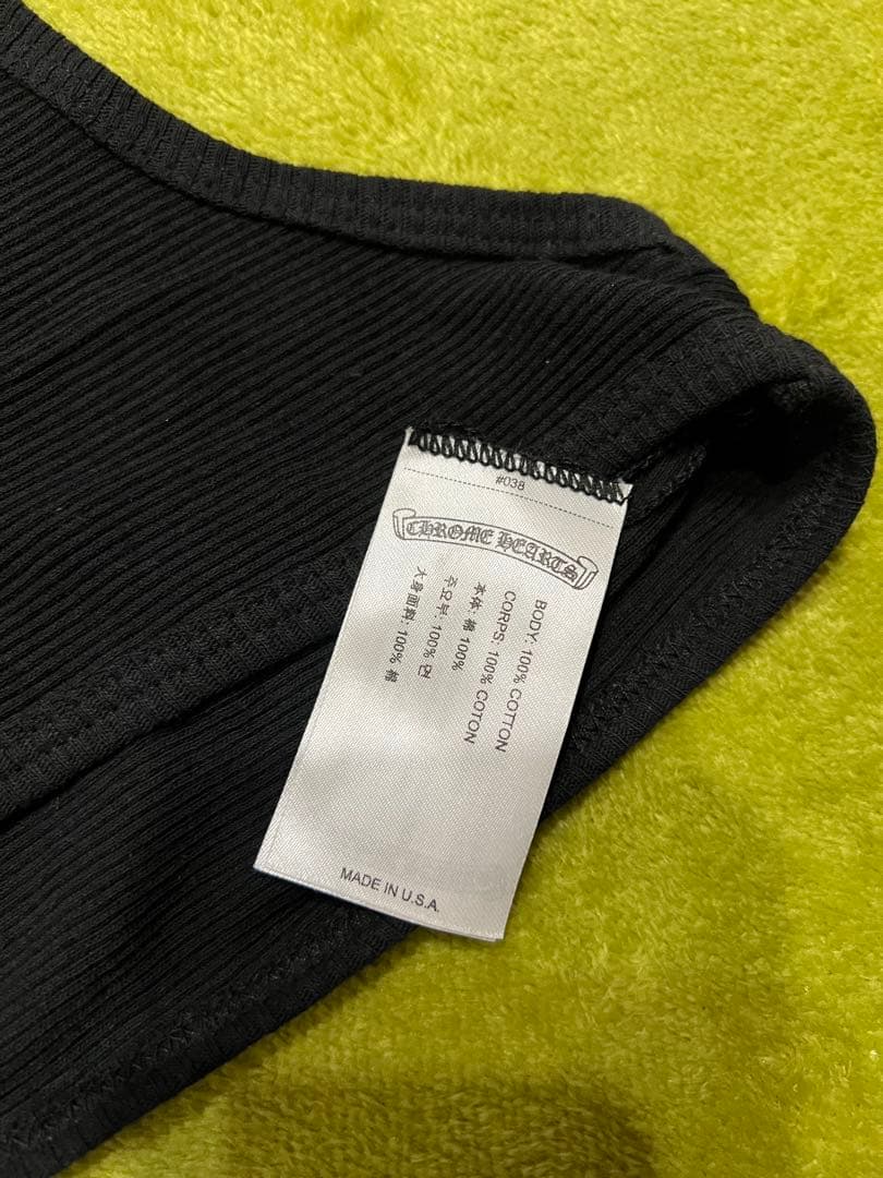 トップス chrome hearts tank top black