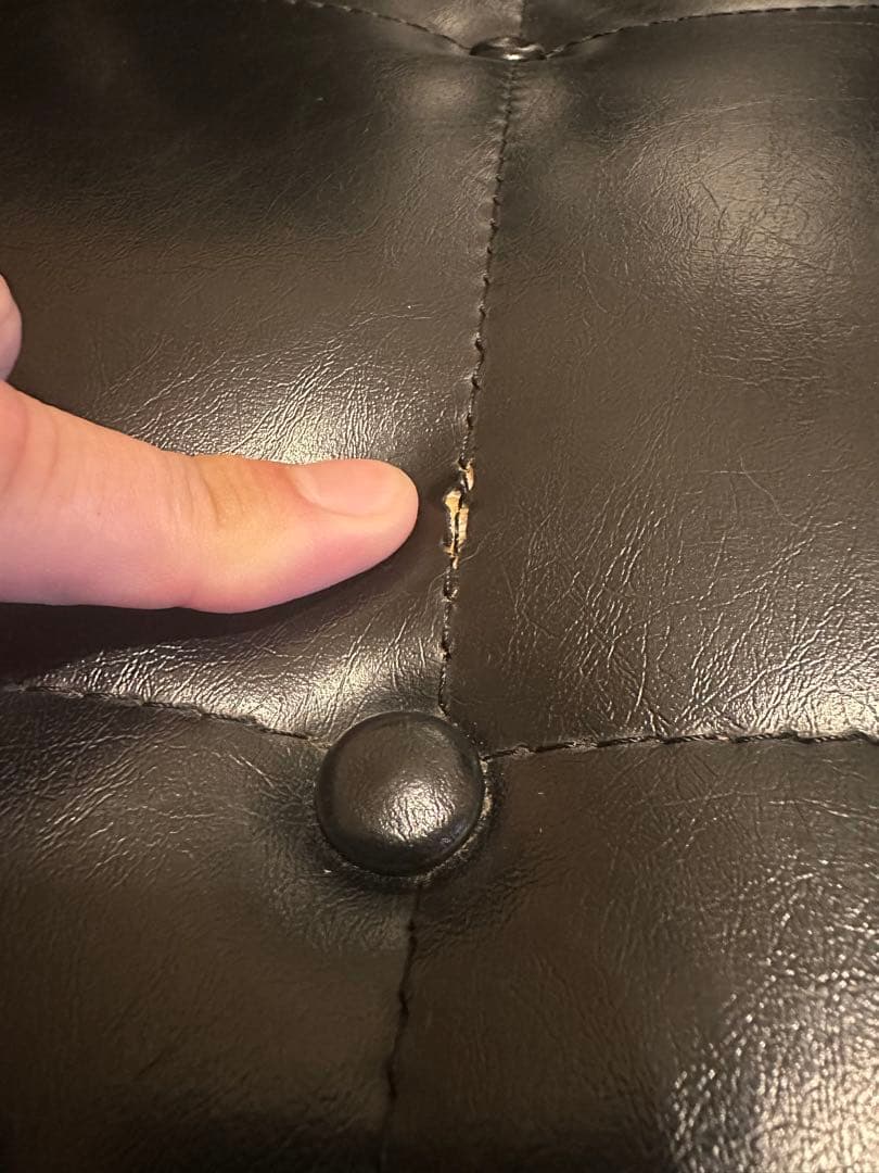 【がわしん】カリモク60 Kチェア2シーター/スタンダードブラック