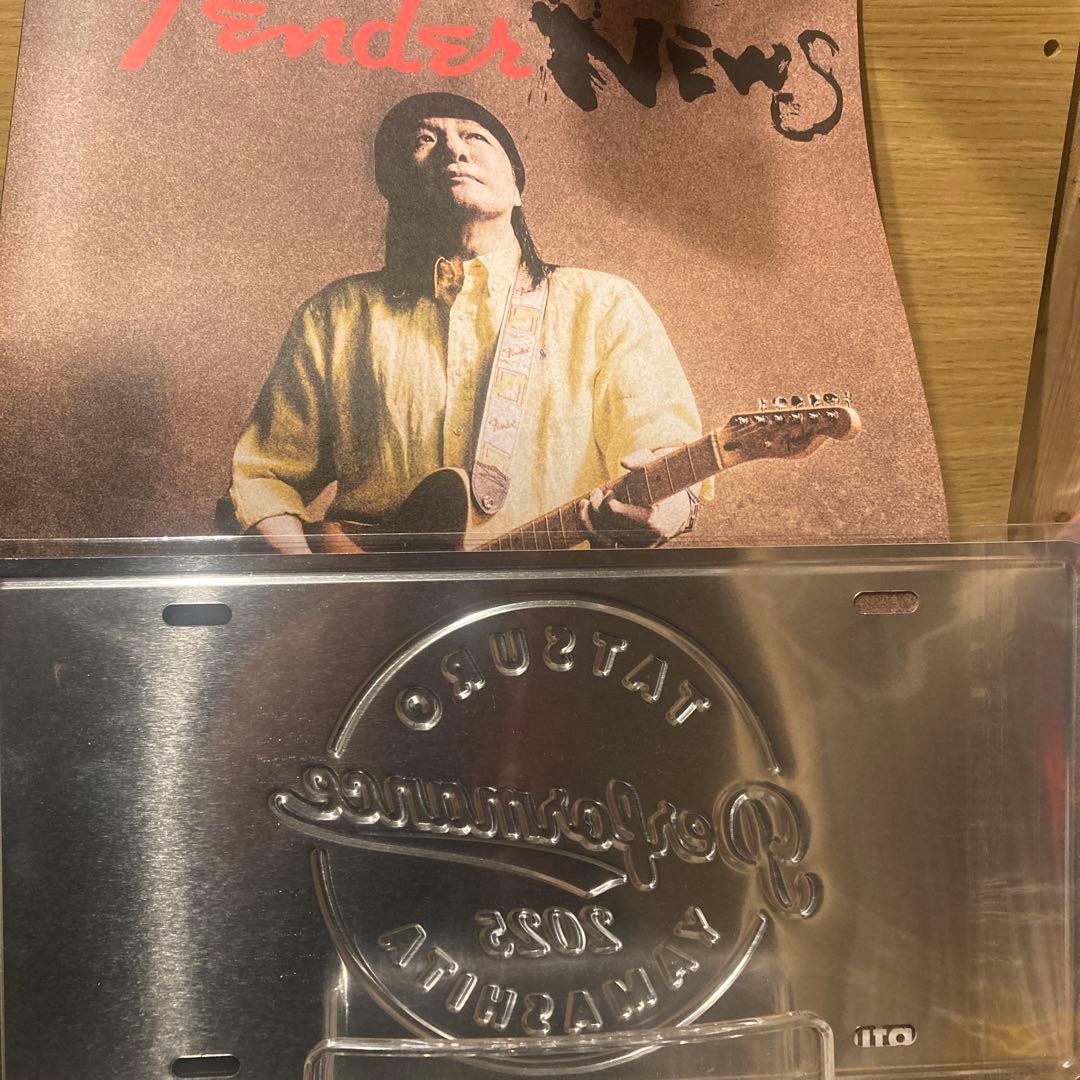 山下達郎 2025.12.22.23大阪 ご当地プレート fender news