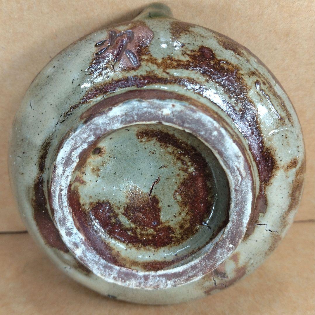 【本物保証】金城次郎 壷屋焼海老文水滴 共箱 栞 人間国宝 壺屋焼 美品