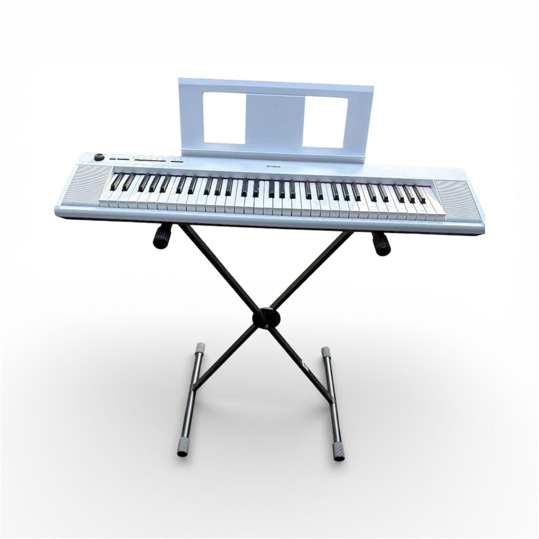 piaggero NP-12 ホワイト 電子ピアノ スタンドとイス付き