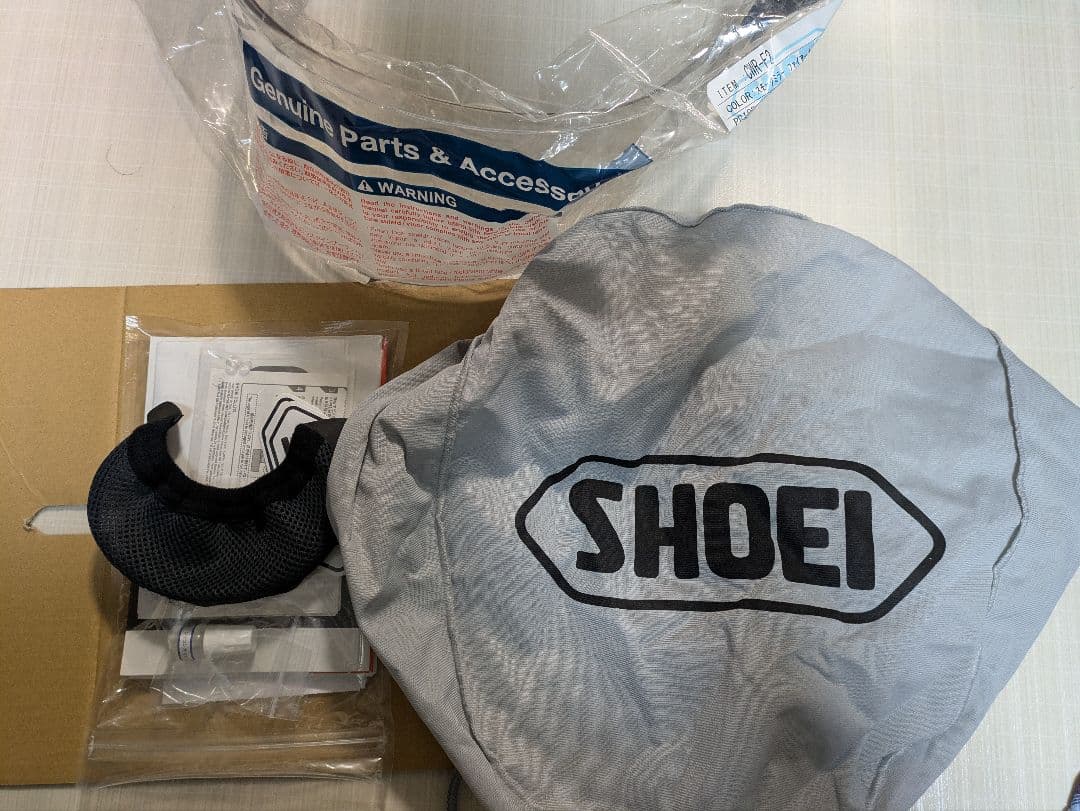 SHOEI Z-8 ARCANE　ミラーシールド付き