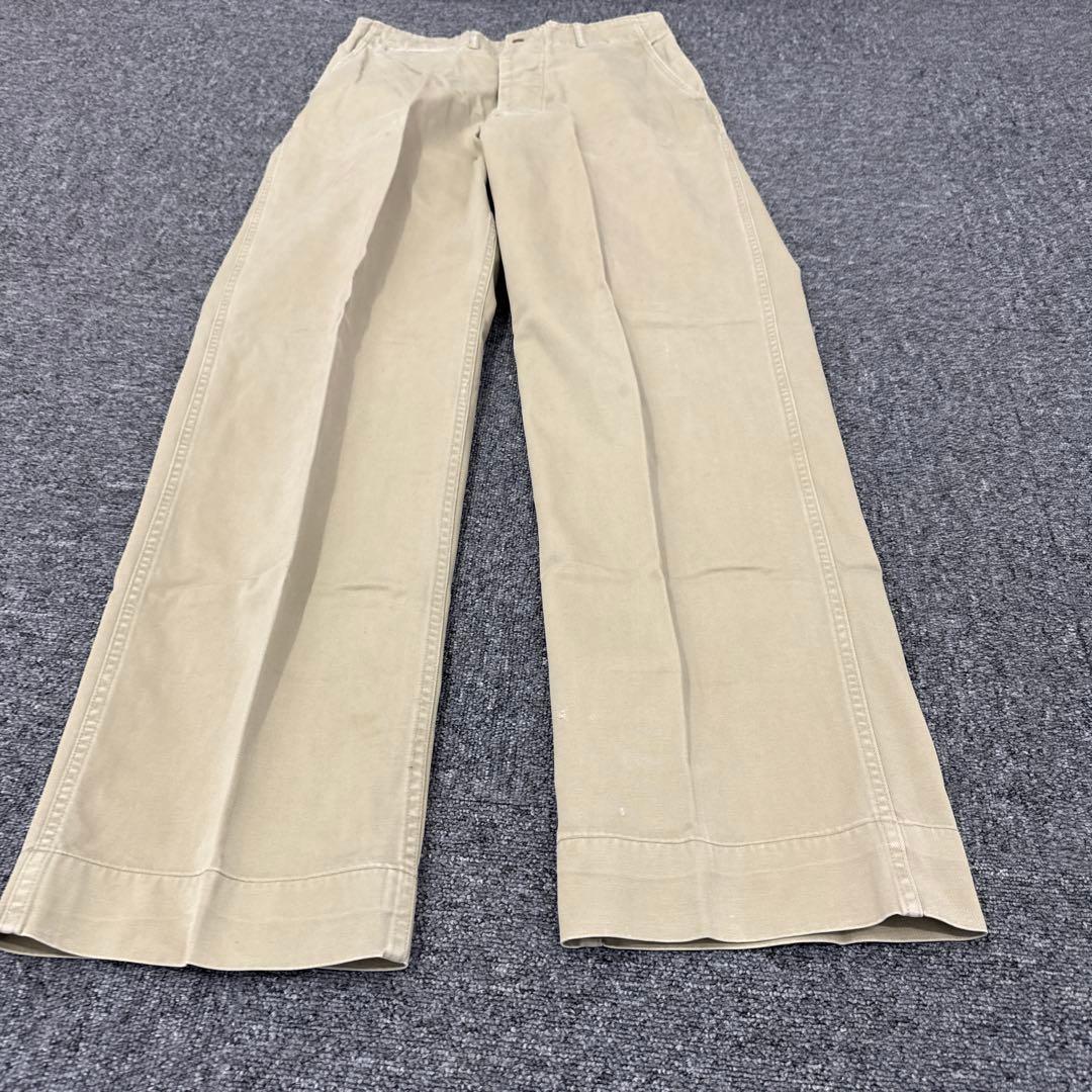 【米軍実物50s US ARMY M-45カーキチノパン32×35 1951年製