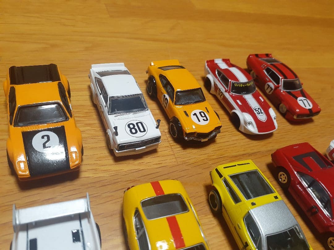 サーキットの狼　流石島レース出場車　ミニカーセット