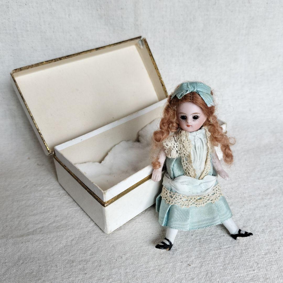 アンティーク　フレンチミニョネット　ビスクドール