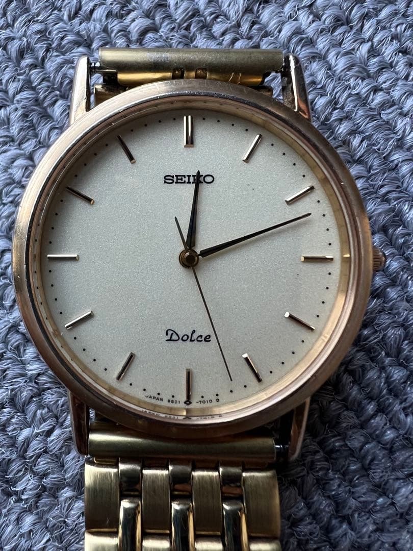 セイコー ドルチェ メンズ 10KT 腕時計