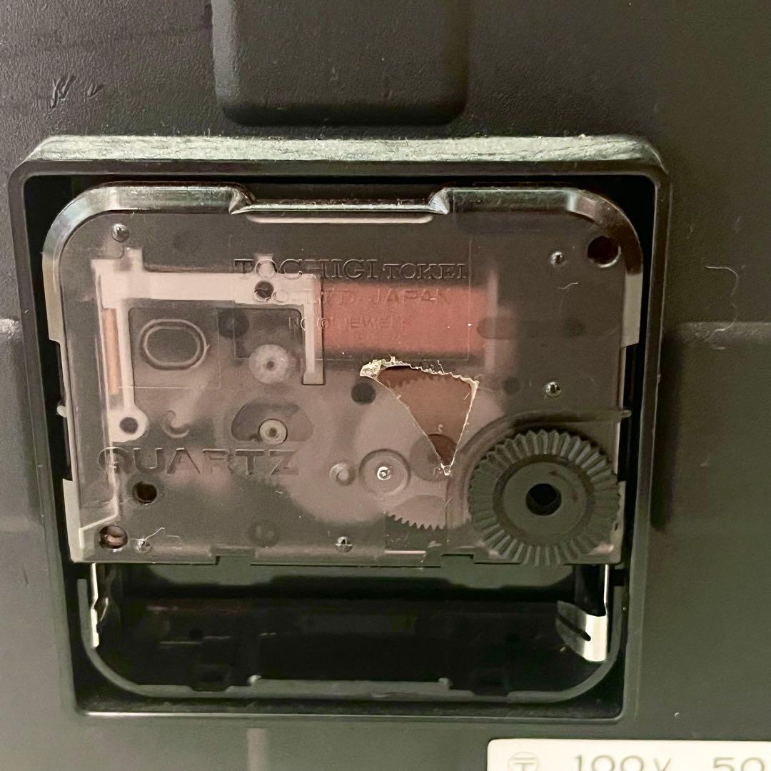 【希少】80's ネオンクロック 置き時計 三角 ヴィンテージ ビンテージ