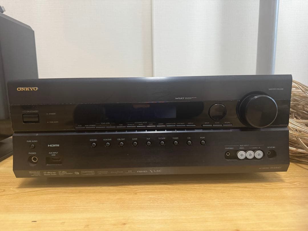 7.1ch サラウンドスピーカーセット ONKYO YAMAHAなど　ケーブル付