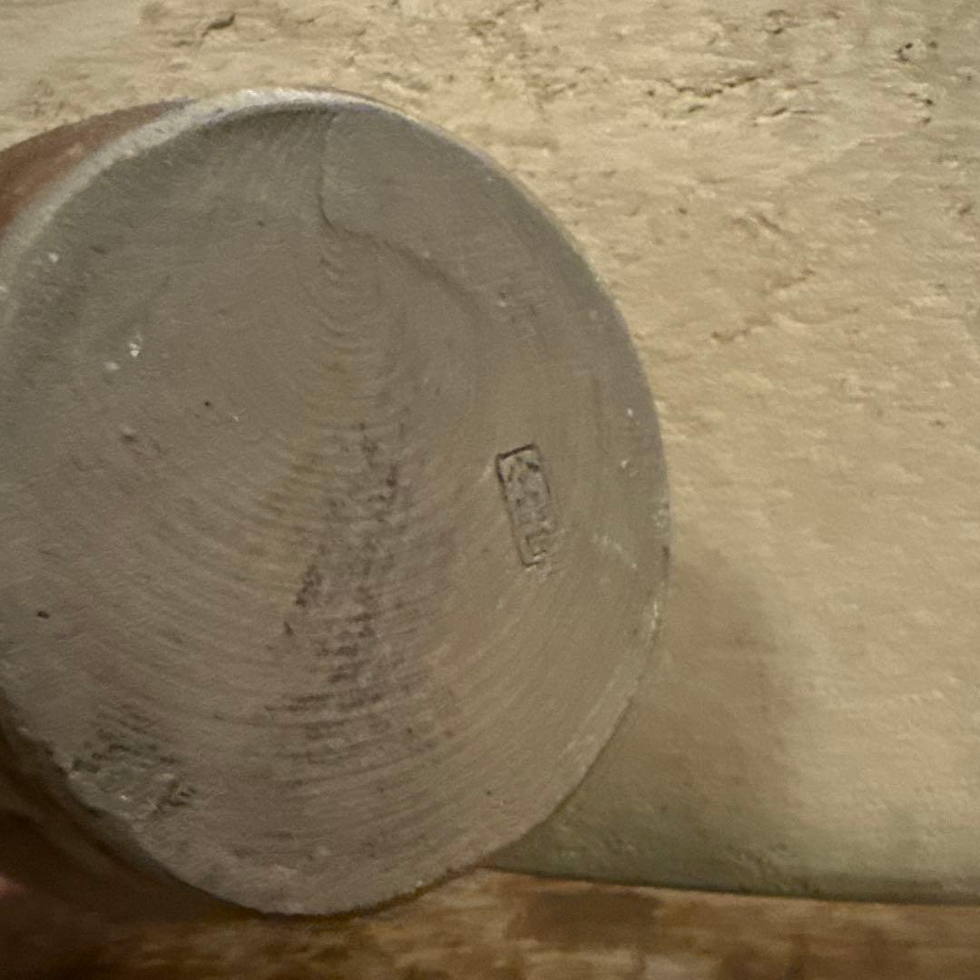 27cm 小鹿田焼　オブジェ　民藝　バーナードリーチ　花器　花瓶