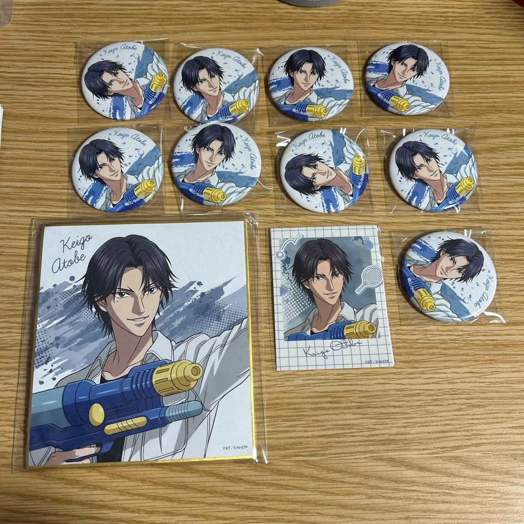 テニスの王子様 トレーディング缶バッジ カード　色紙　COLORS 跡部景吾