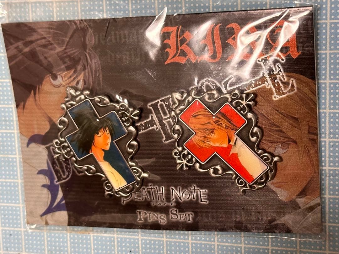 DEATH NOTE デスノート ピンズセット 夜神月&L 小畑健