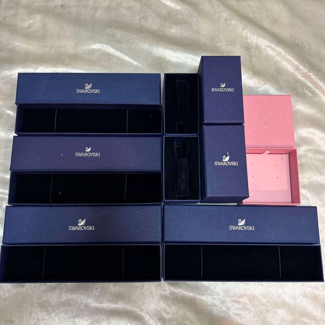 スワロフスキーアクセサリー腕時計空箱7点セット