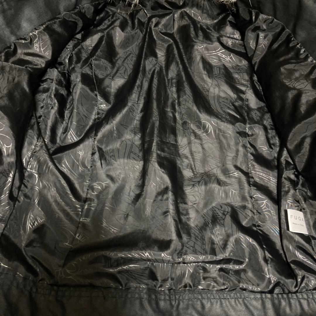 00s archive FUGA ファー ライダースジャケット 44 美品