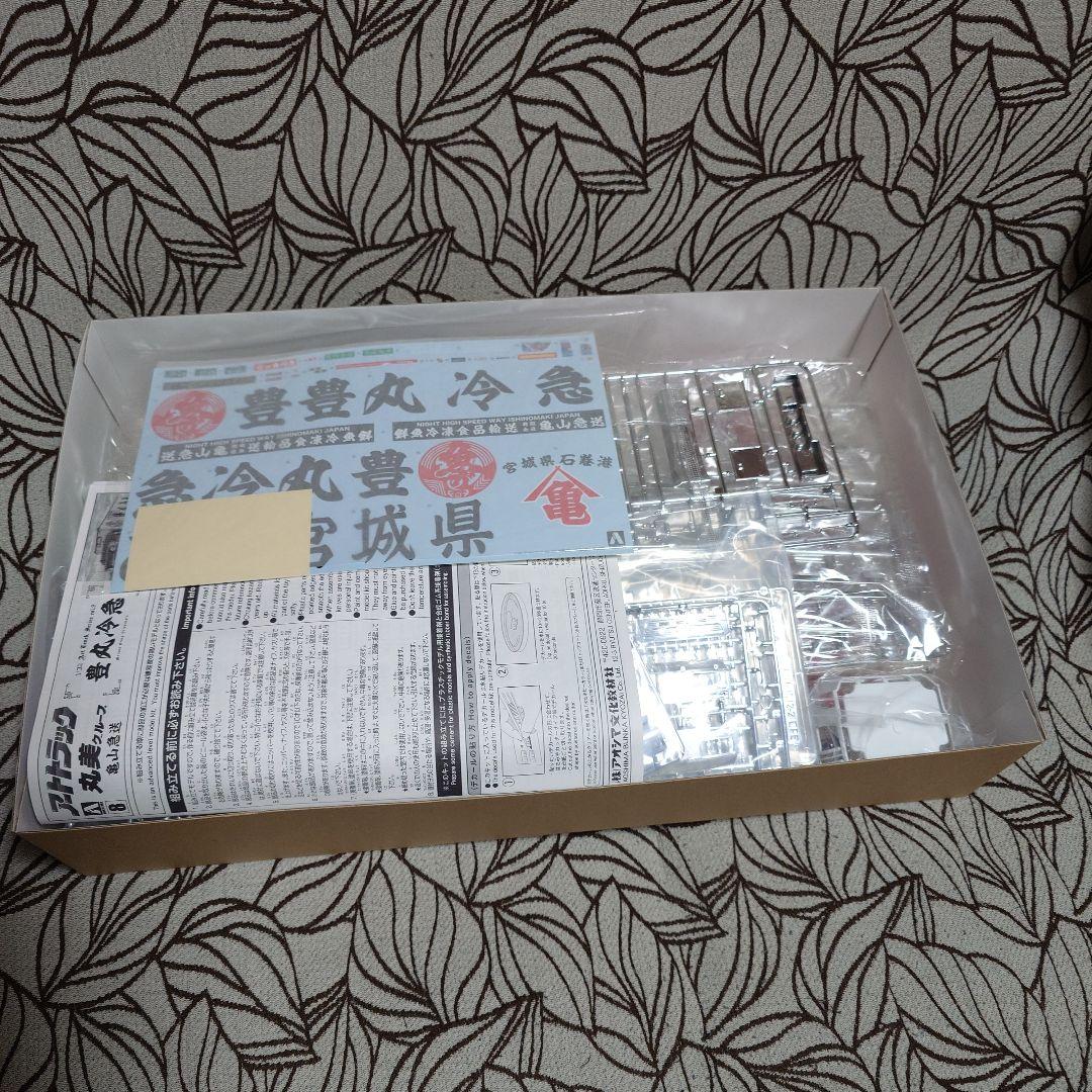 アオシマ 1/32 亀山急送 豊丸冷急 丸美グループ デコトラ プラモデル