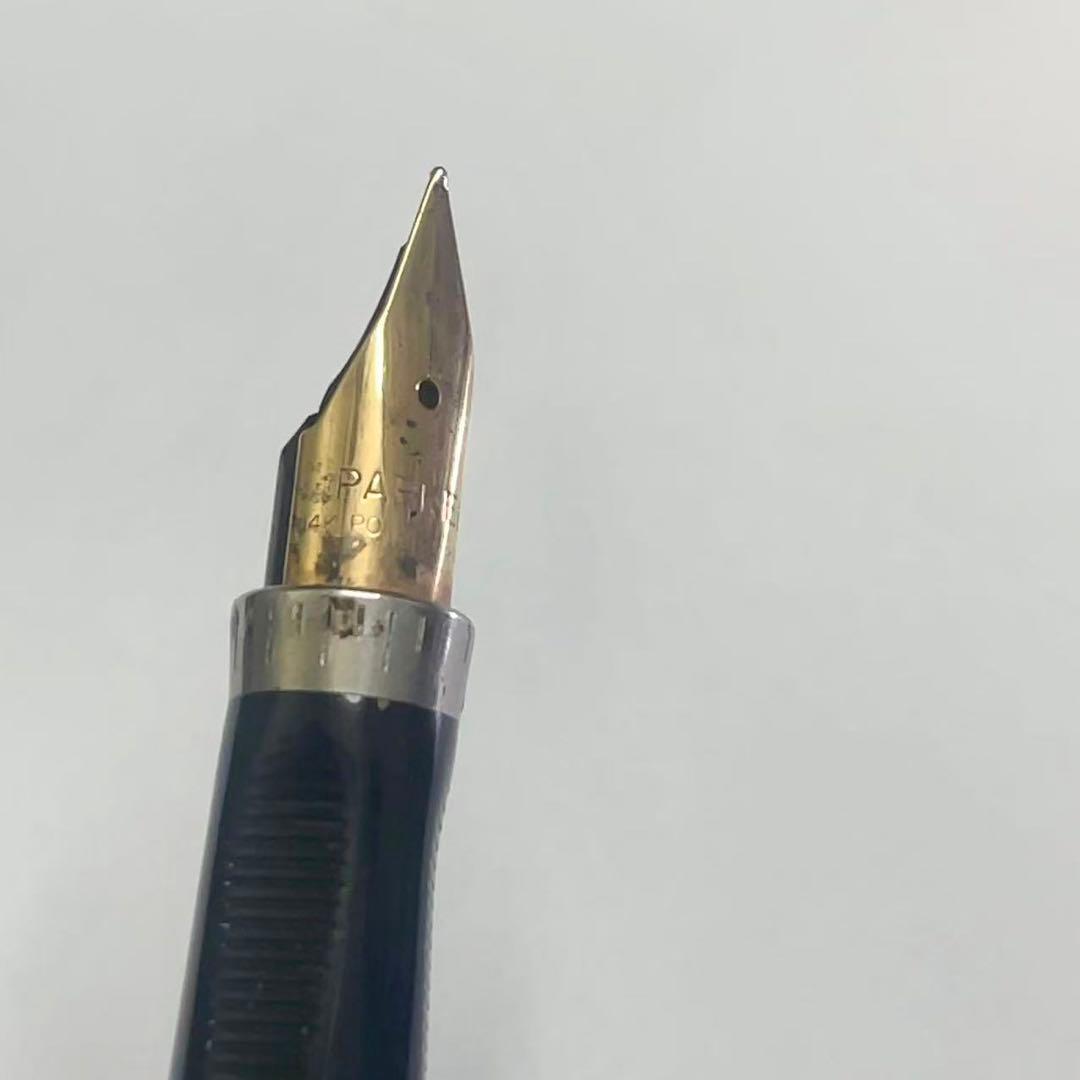 PARKER パーカー スターリング キャップ&バレル 万年筆 14k