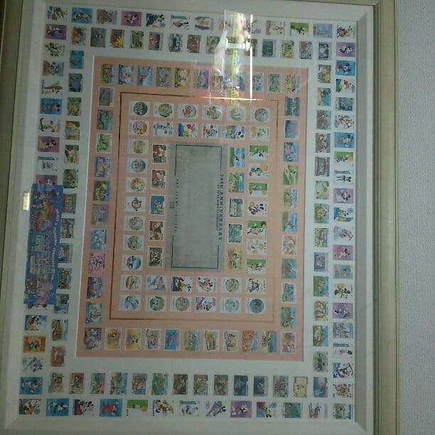 再値下げ レア★ディズニー 切手 シリアルナンバー入り 70th