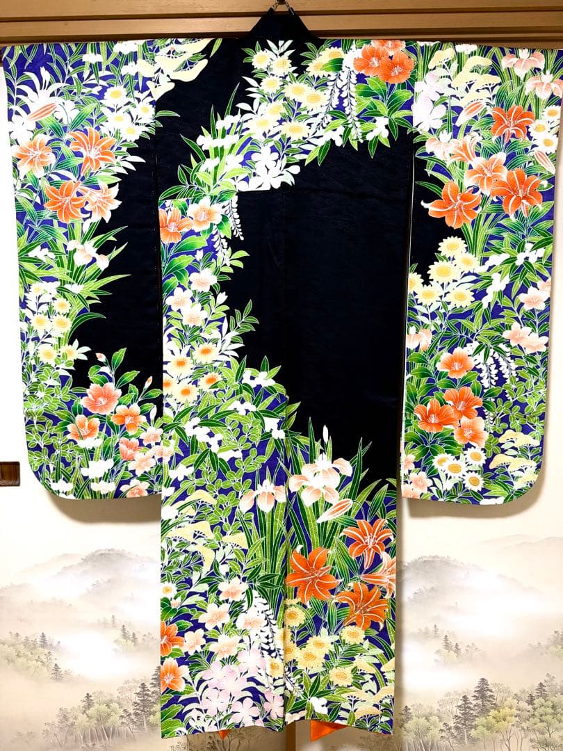 み*ー様 正絹振袖