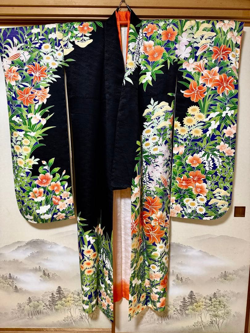 み*ー様 正絹振袖
