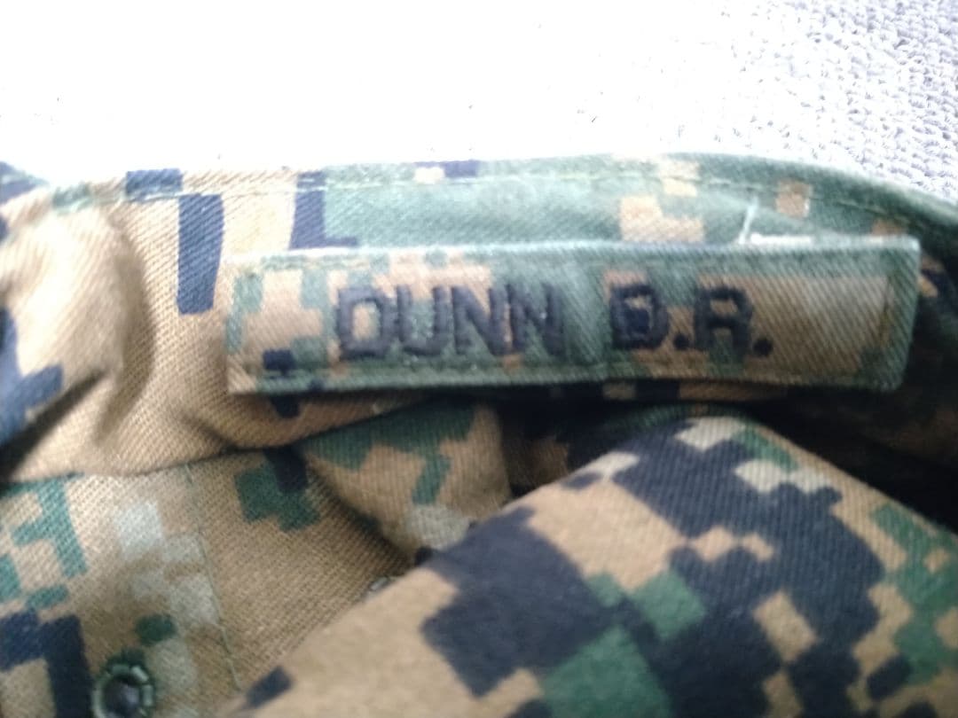 米軍実物　海兵隊　BDU八角帽セット　MARPAT