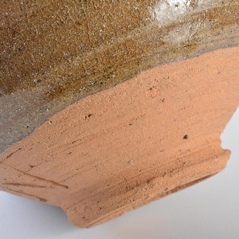 加藤唐九郎　一無斎（一ム斎）作　絵唐津　茶碗　淡々斎極め箱二重箱　H　R7523