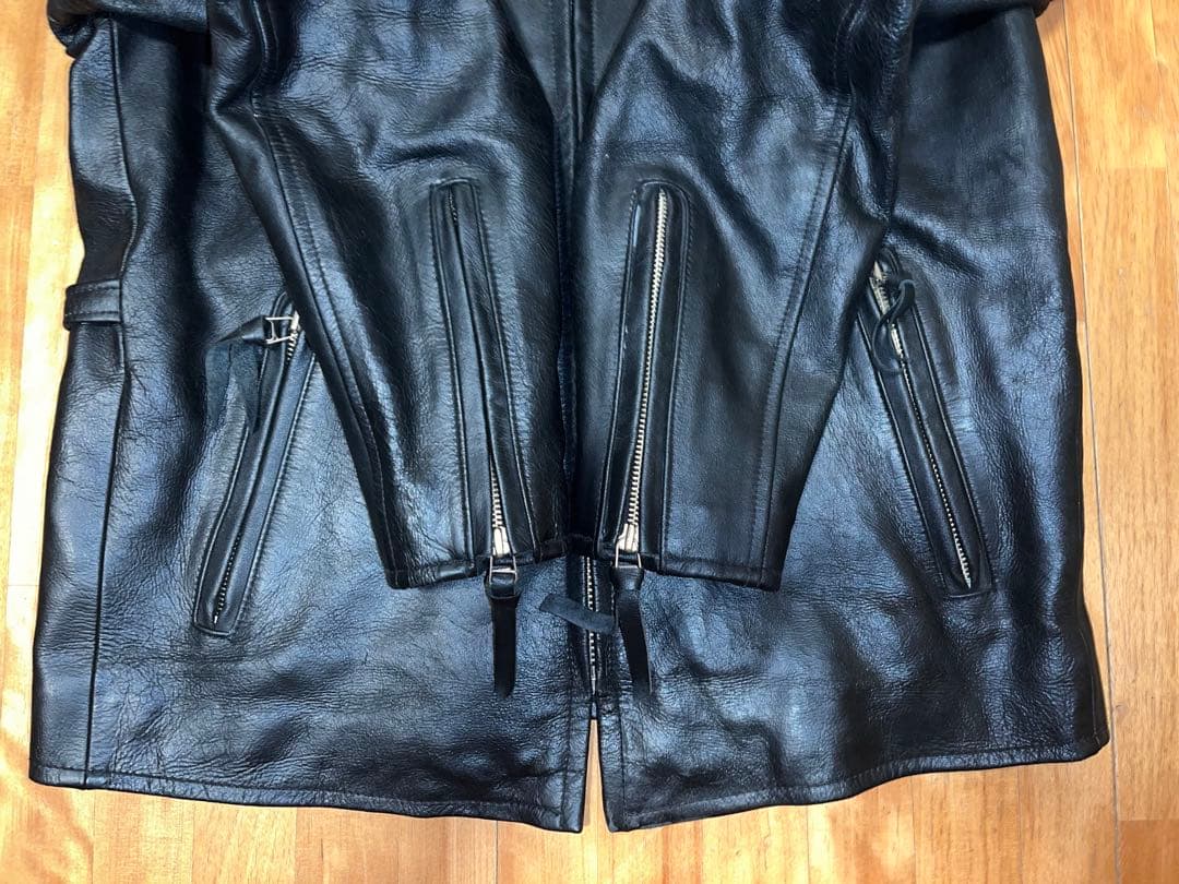 アヴィレックス AVIREX シングル レザー ライダース ブラック L