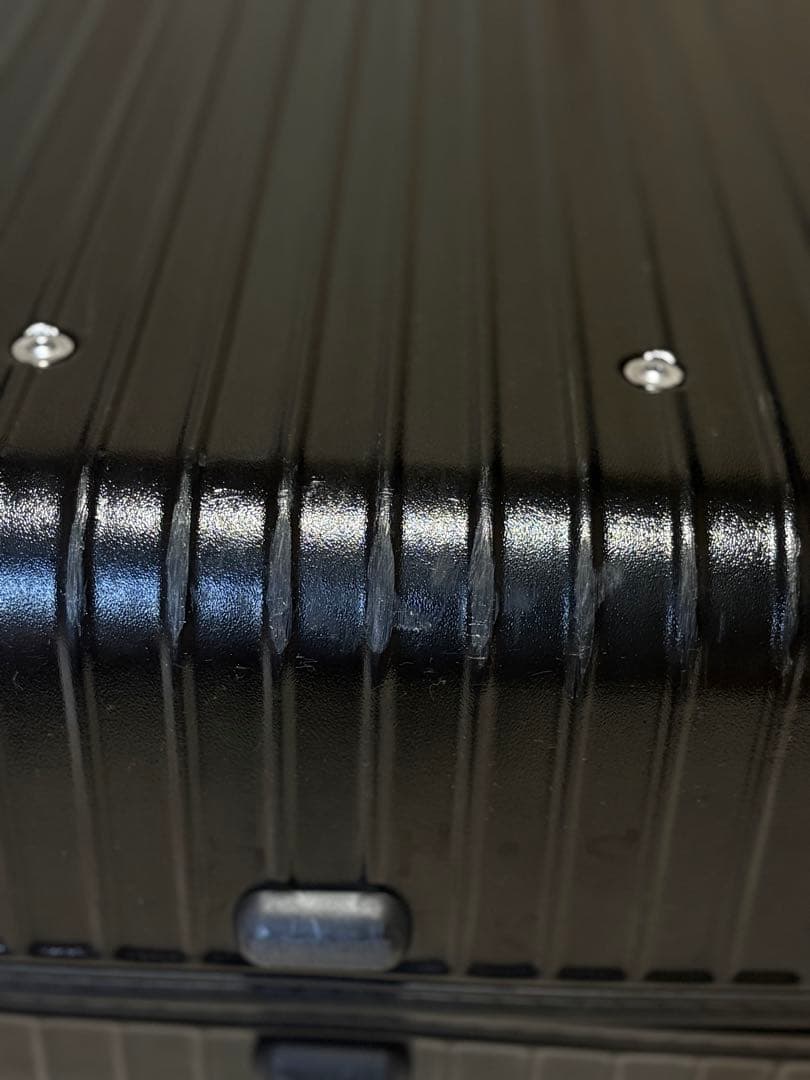 りょうページ　RIMOWA 大型ブラックキャリーケース TSAロック付き