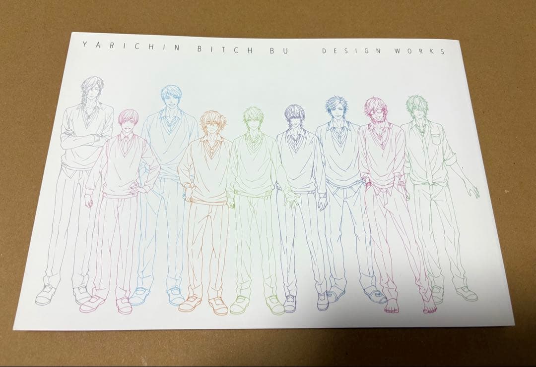 ヤリチンビッチ部　ヤリ部　アニメーションアートブック　デザインワークス