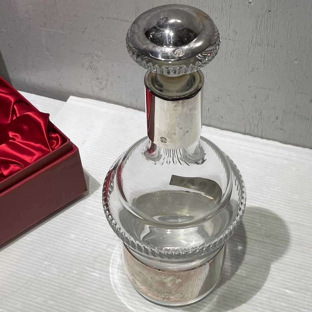 カミュ CAMUS バカラボトル シルバートップ 空瓶 化粧箱