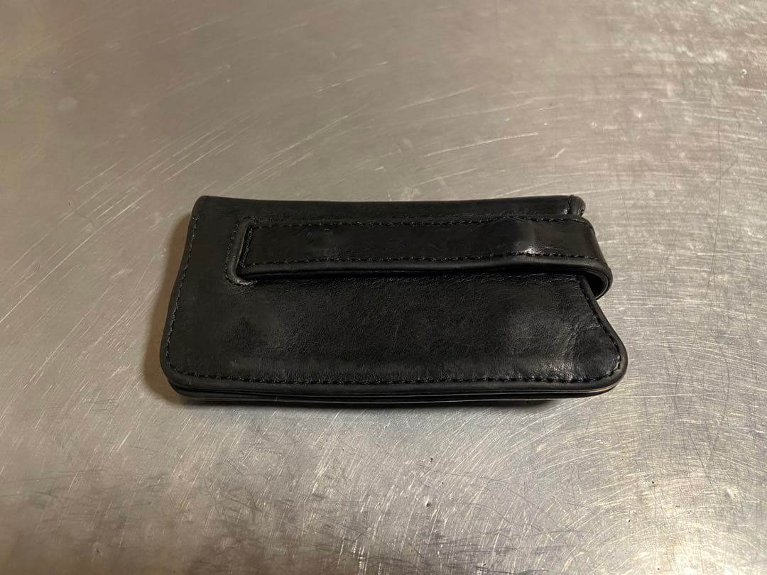 CHROME HEARTS クロムハーツ　クロスボールボタン　レザーキーケース