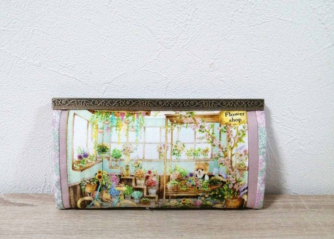 19cm文鎮長財布 ハンドメイド フランシュリッペ デパートメントカラフル