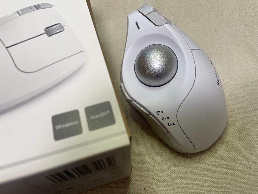 Kensington ワイヤレストラックボールマウス ホワイト