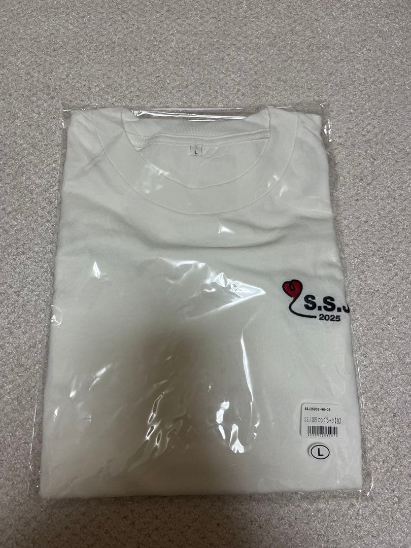 志尊淳 ssj 2025 ロングTシャツ 白