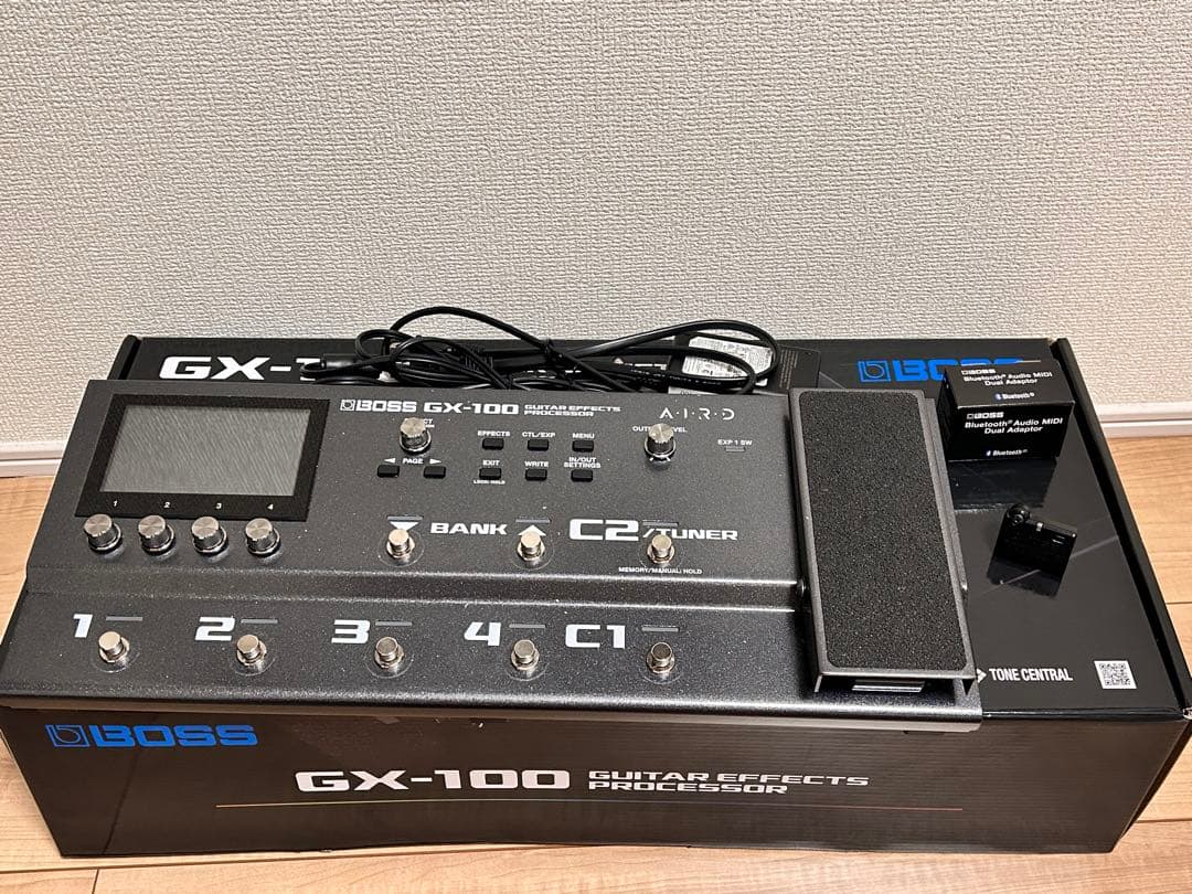 BOSS GX-100 ギターエフェクター　BT-Dual Adaptor付き