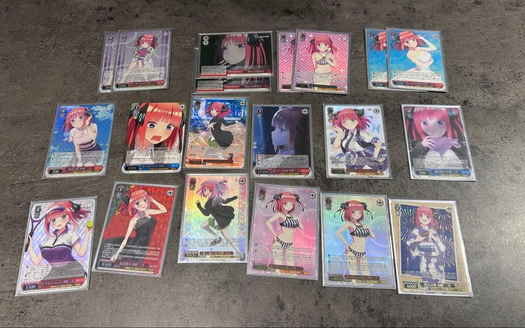 ヴァイスシュヴァルツ 二乃 8電源 デッキ スリーブ、パーツ込み