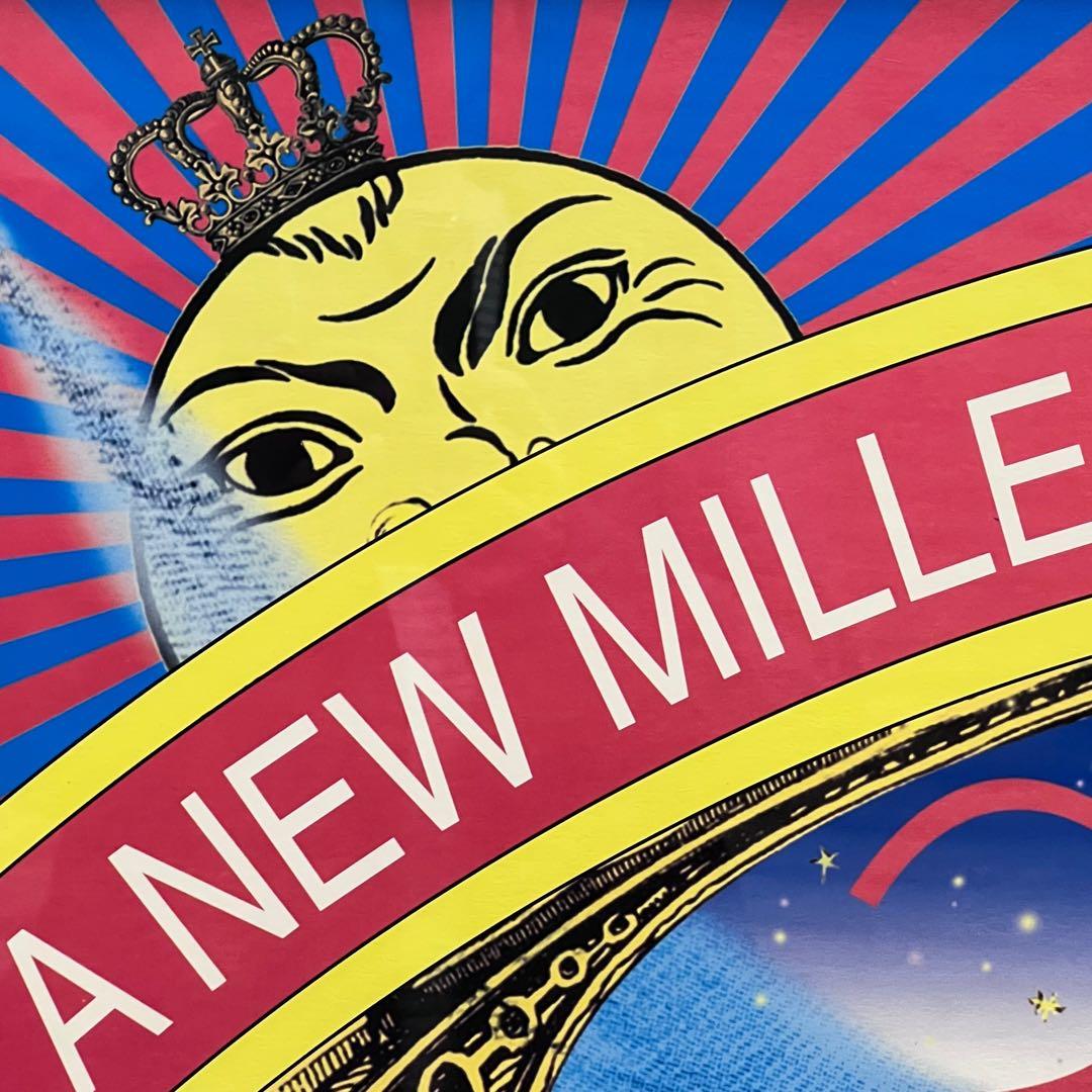 横尾忠則 制作 東京ドームシティ2000年 B1 サイン入りポスターmh769