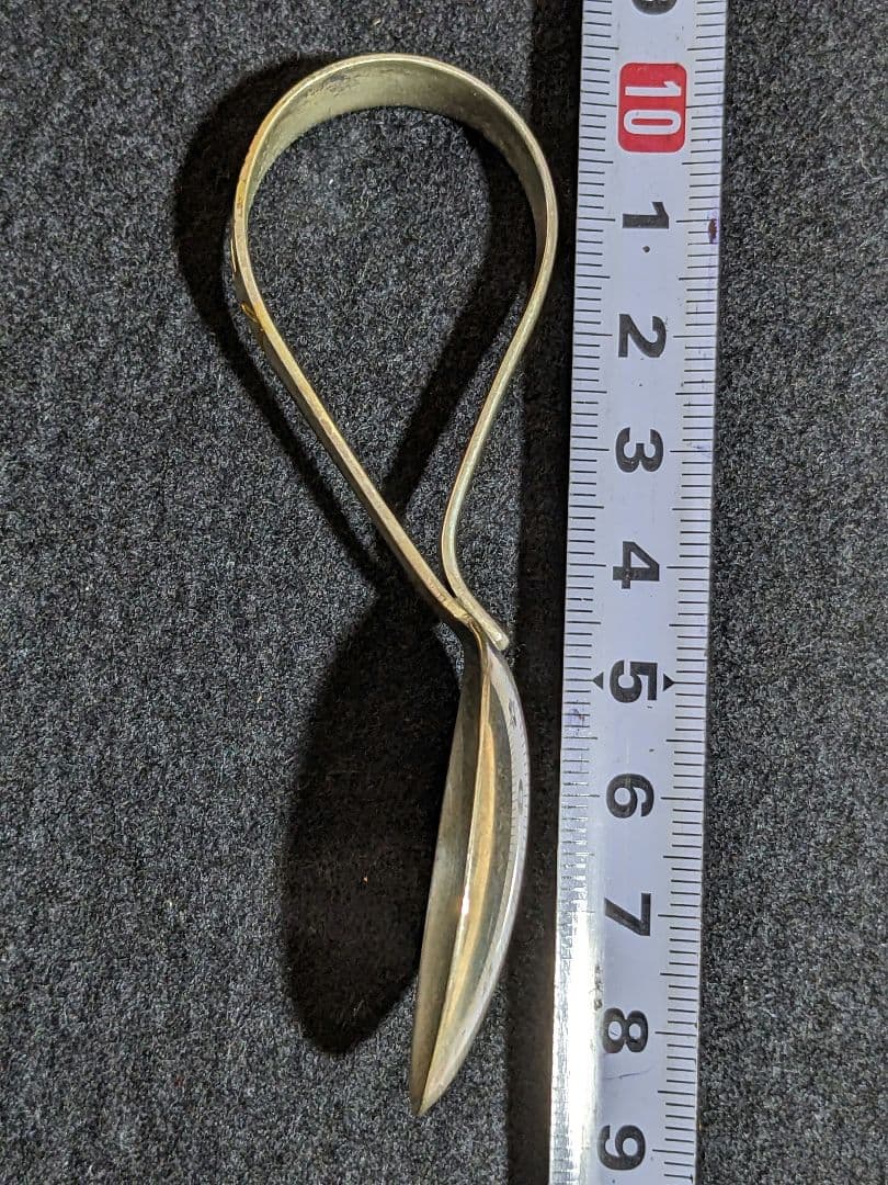 ♦猫 彫金 犬張子 ベビースプーン 子供赤ちゃん縁起物 銀製 銀SILVER