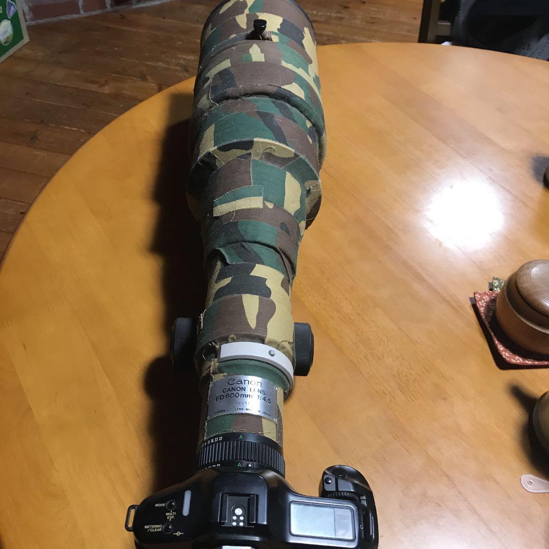 キャノンの望遠レンズです。現在も野鳥撮影に使っています。