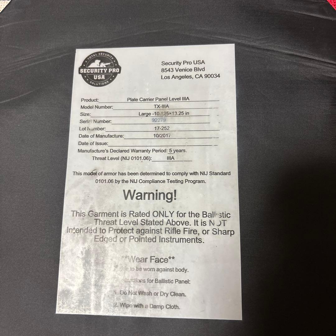 米軍実物T3 Gear プレートキャリア XL ＋ ソフトアーマーセット B31