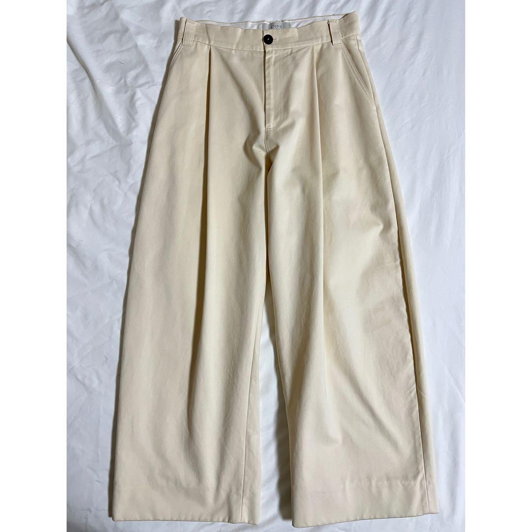 STUDIO NICHOLSON SORTE cream Sサイズ