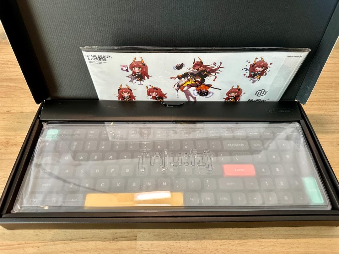 Nuphy Air96 V2メカニカルキーボード 黒 Aloe(37gf)軸