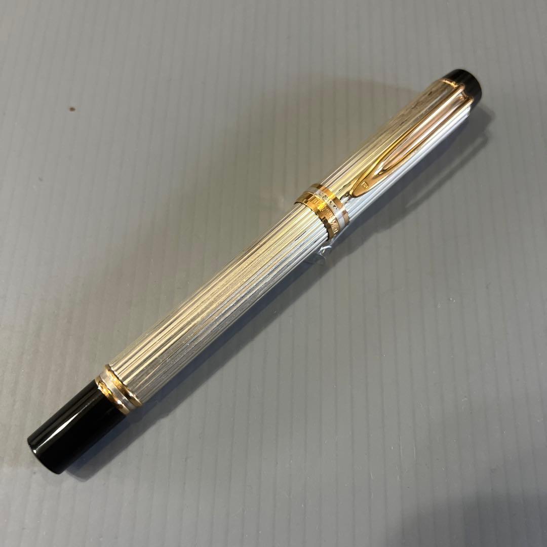 【希少】廃盤品　ウォーターマン　銀製万年筆　ルマン100ソリッドシルバー