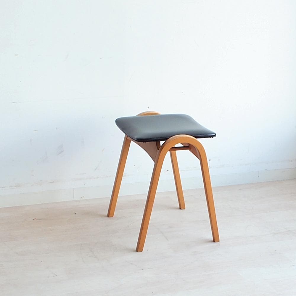 70's ビンテージ 秋田木工 スツール No.202 剣持勇 ZR23719
