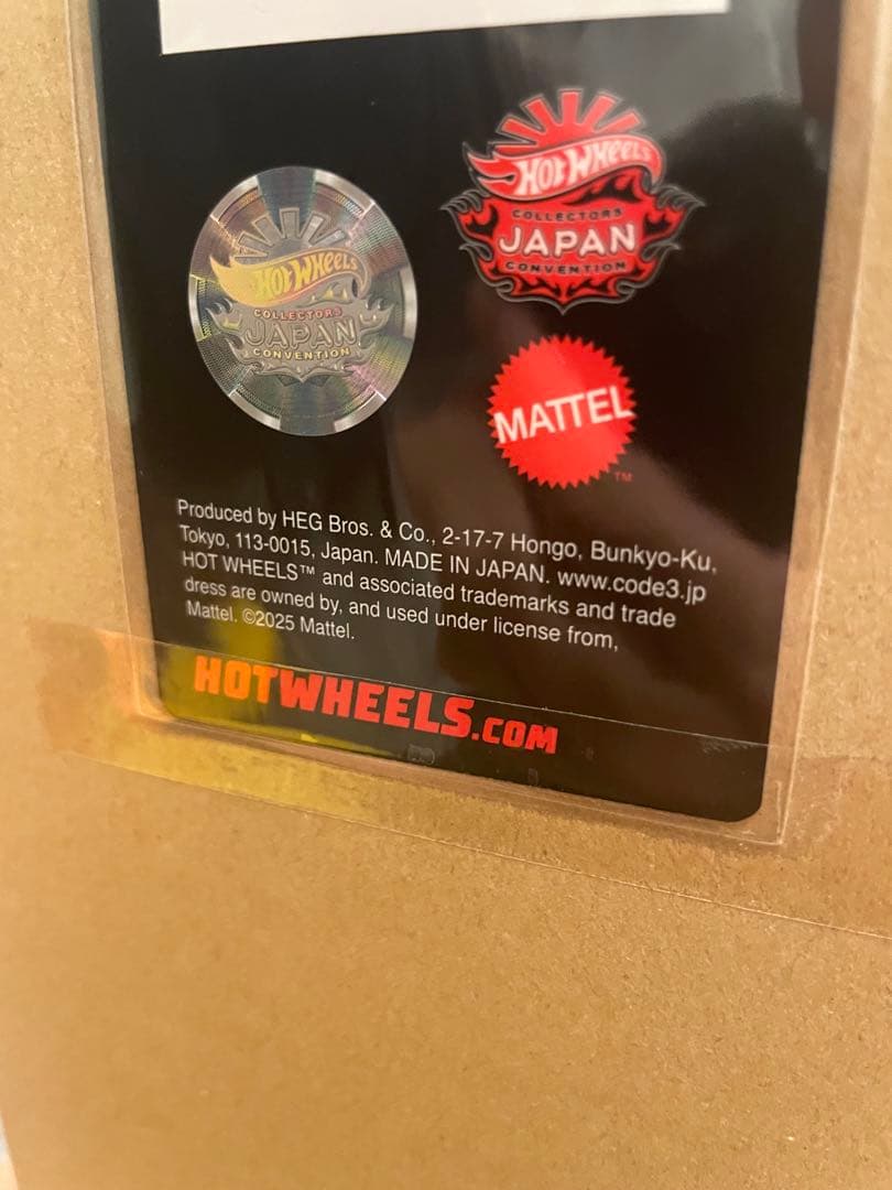 ホットウィール ジャパンコンベンション 2025 サイン入り シルクスクリーン